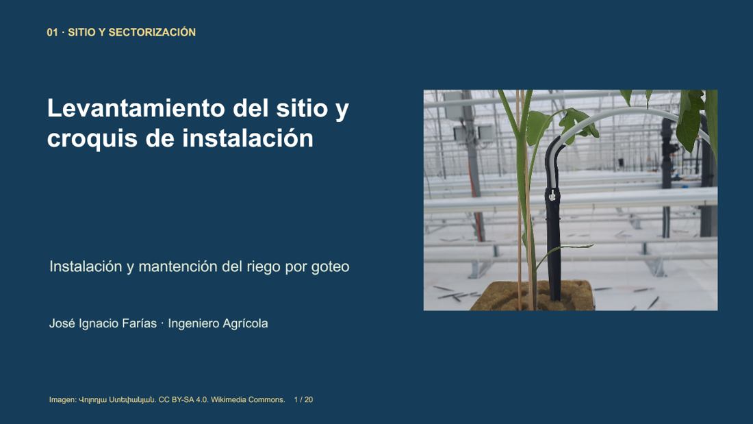 Levantamiento del sitio y croquis de instalación